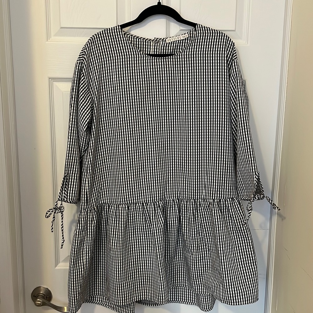 Gingham Babydoll Dress